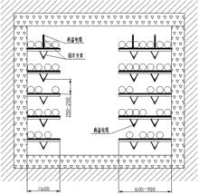 图2   线型定温火灾探测器悬挂敷设方式